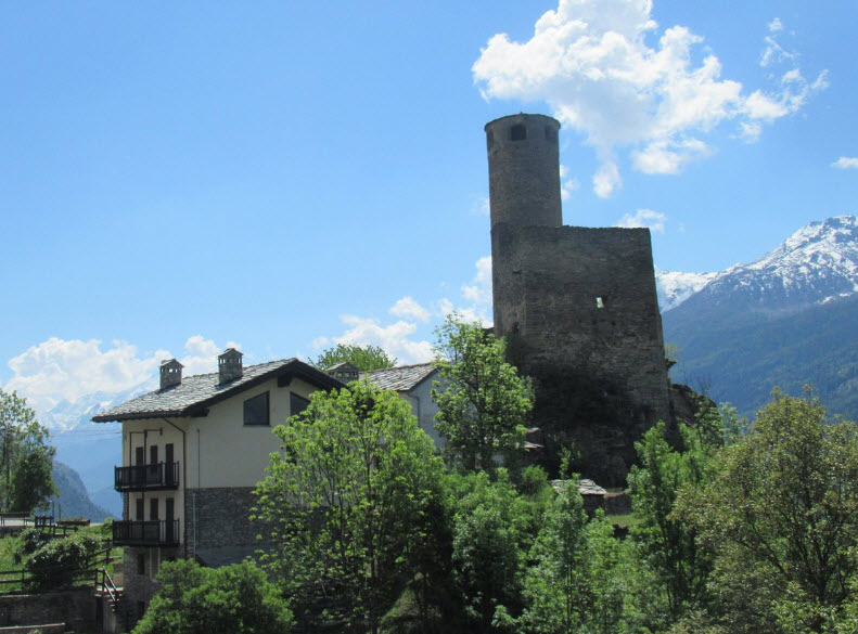 Châtelard Castle, Aosta Valley, Italy